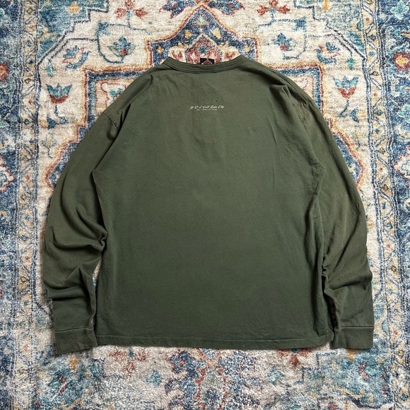 Vintage Harley Davidson Long Sleeve Henley Shirt Size XL - Picture 2 of 8